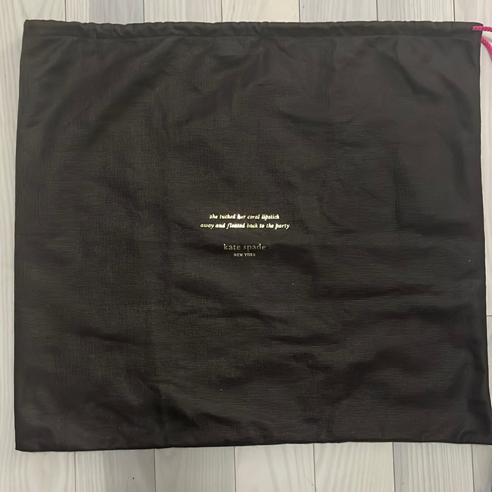 Kate spade dust bag/ string bag